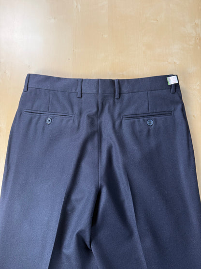 Pantaloni anni ‘90 flanella blu notte (NOS) - tg. 48/50