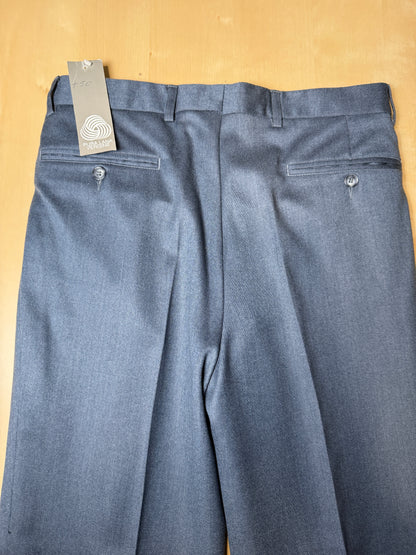 Pantaloni anni ‘80 blu petrolio (NOS) - tg. 46