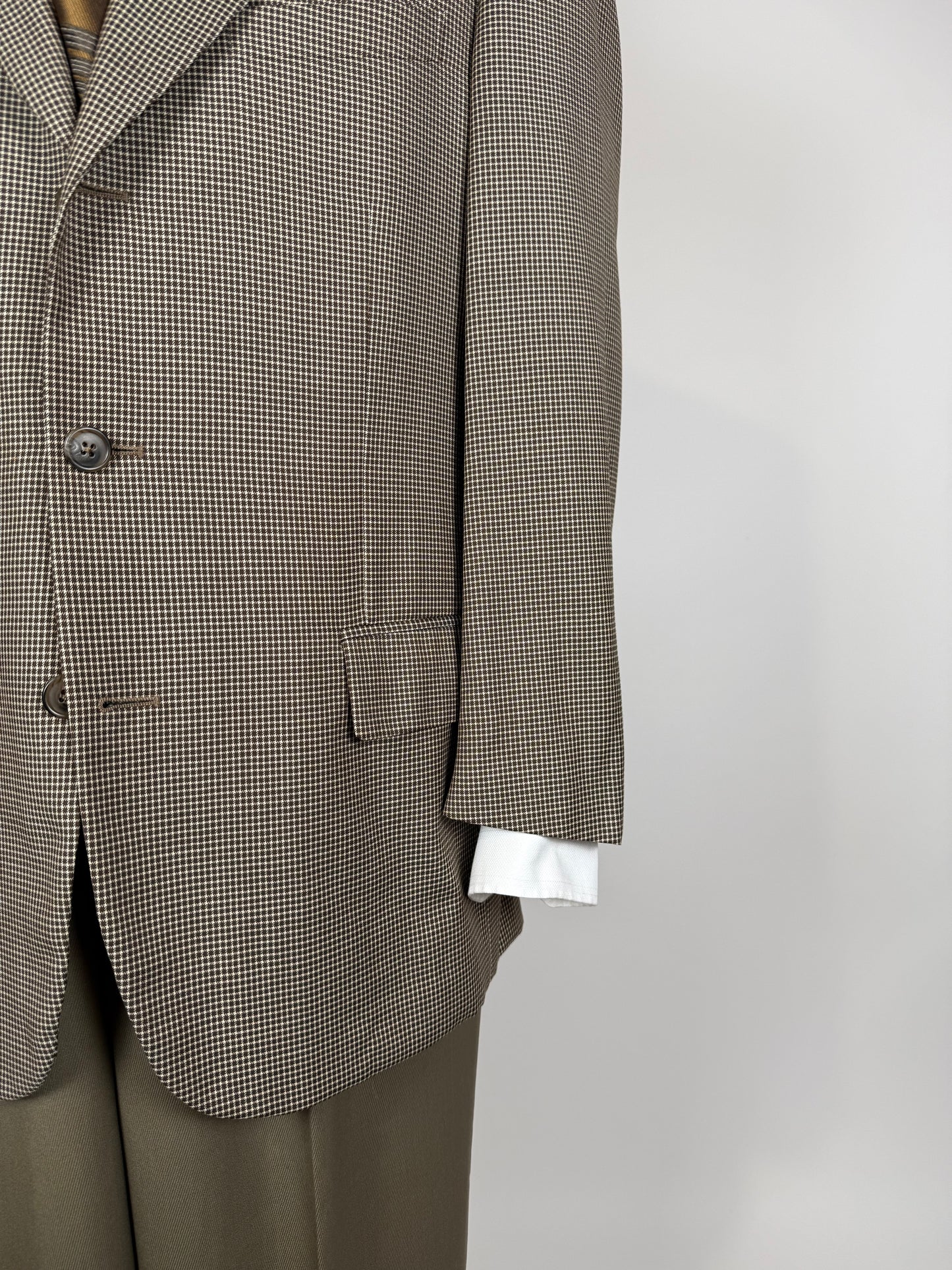 Giacca Corneliani flanella pettinata quadri - tg. 48
