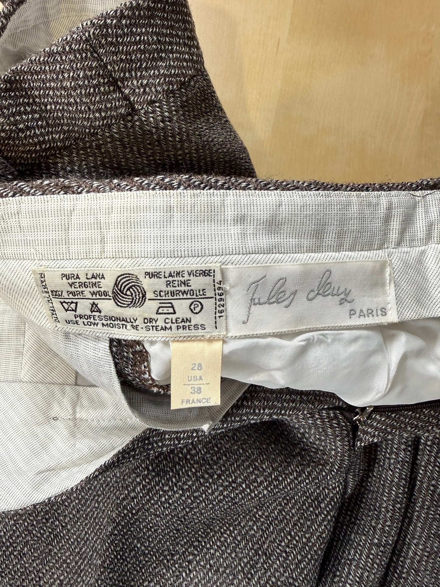 Pantaloni in tweed a coste anni ‘70/‘80 (NOS) - tg. 44