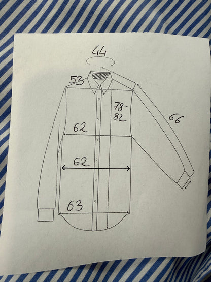 Camicia righe Pancaldi anni ‘80 - XL collo 44