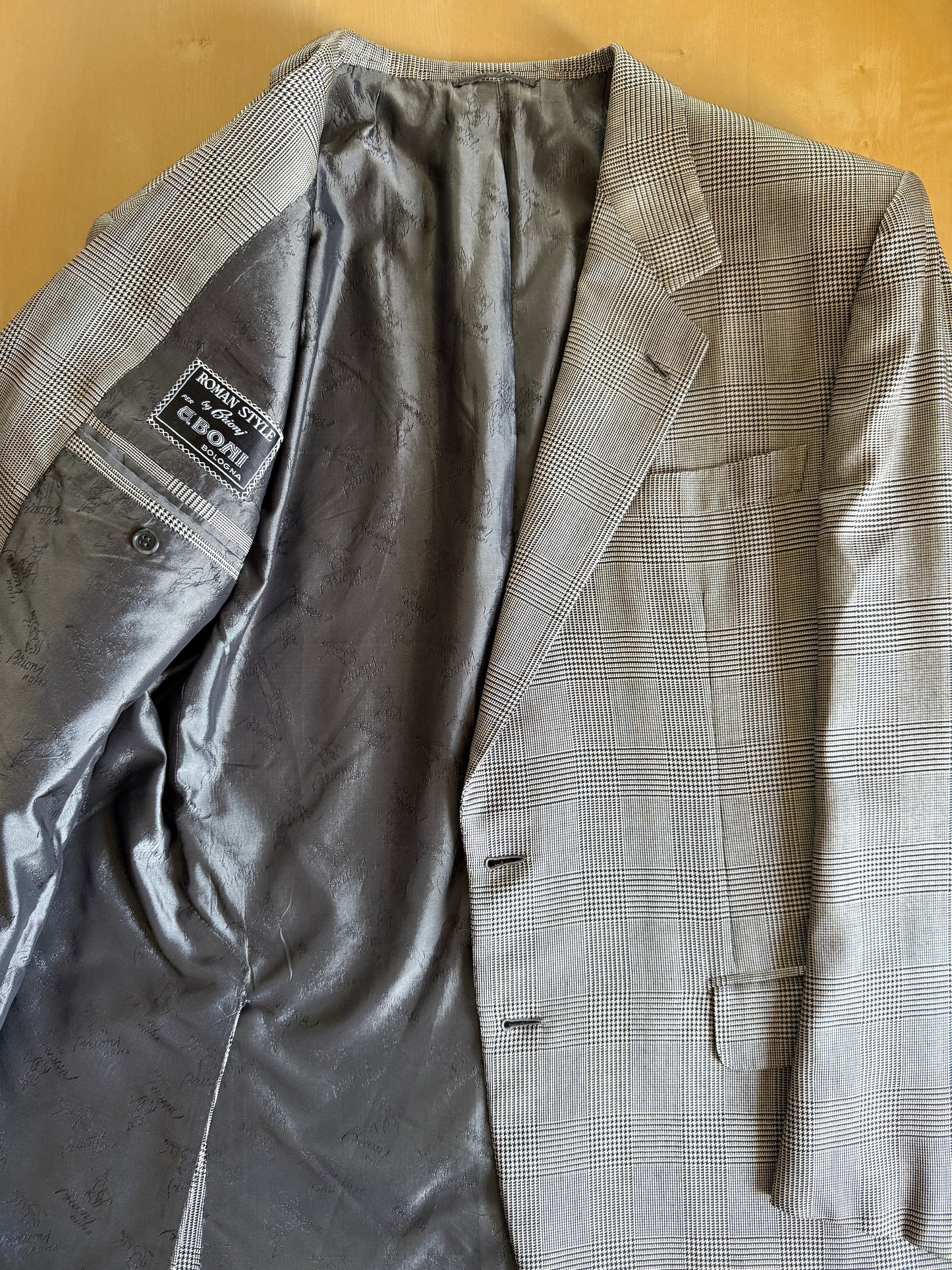 Giacca Brioni principe di Galles lana e seta - tg. 56