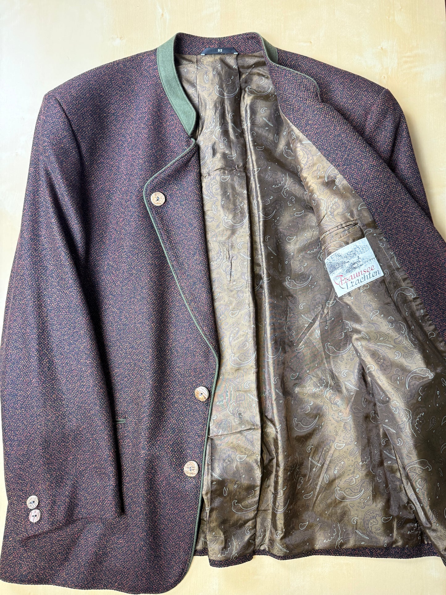 Giacca “Tracht” tirolese in lana e cashmere - tg. 52/54