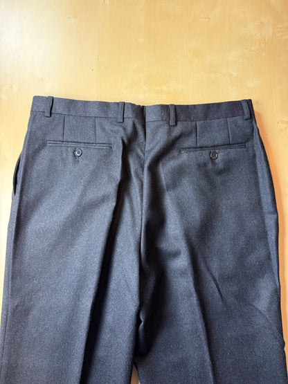 Pantaloni in flanella antracite anni '90 (NOS) - tg. 54