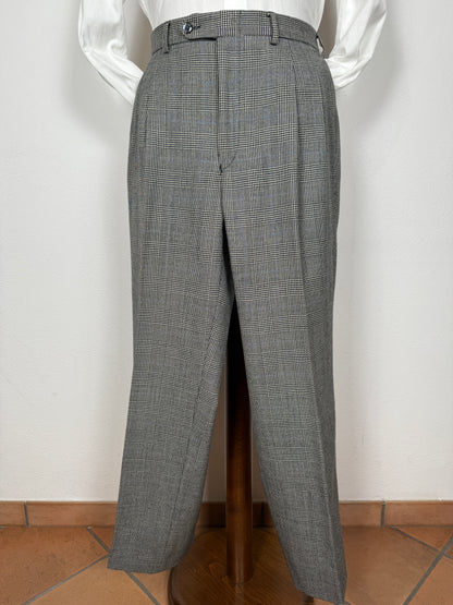 Completo anni ‘80 in flanella principe di Galles - tg. 50