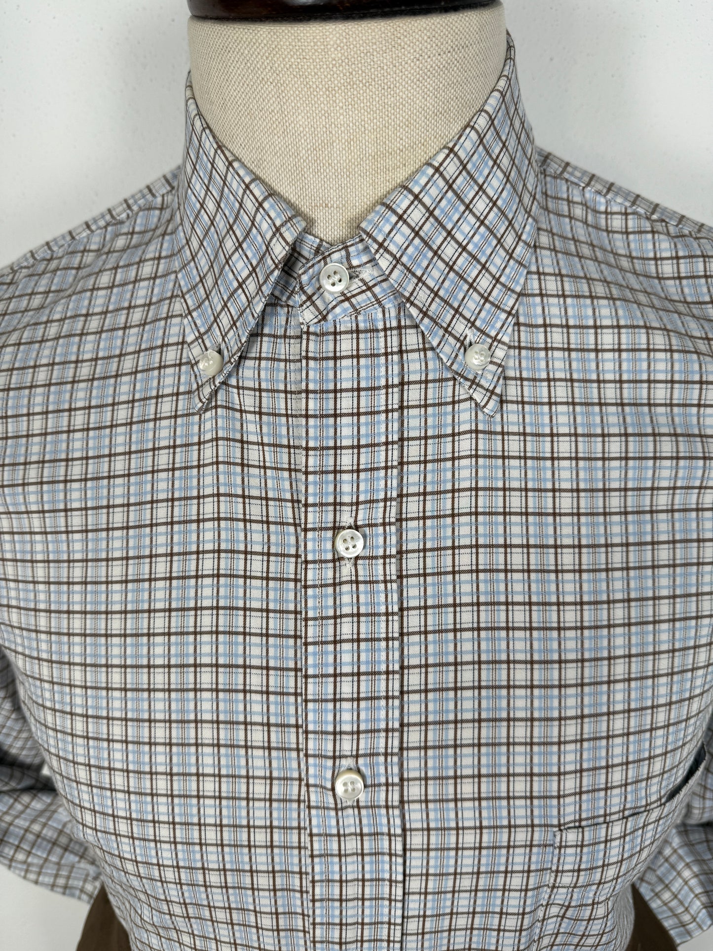 Camicia Loro Piana quadri tattersall - L