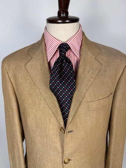 Completo in lino sabbia anni '90 - tg. 50 drop 7