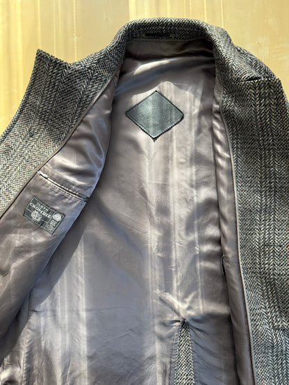 Cappotto raglan in tweed scozzese Crombie - tg. 50-52