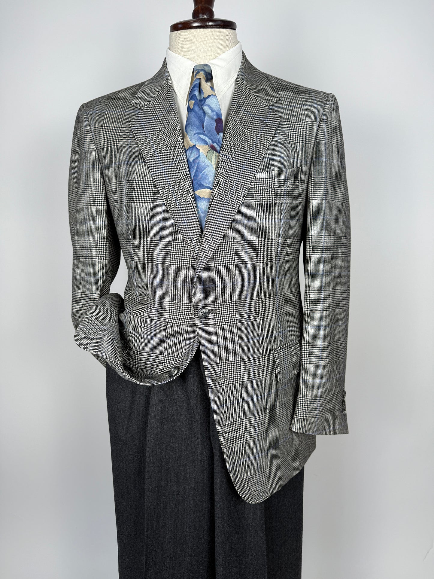 Giacca flanella principe di Galles anni ‘80 - tg. 46/48