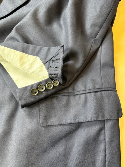 Completo sartoriale anni ‘80 flanella lana e cashmere - tg. 62