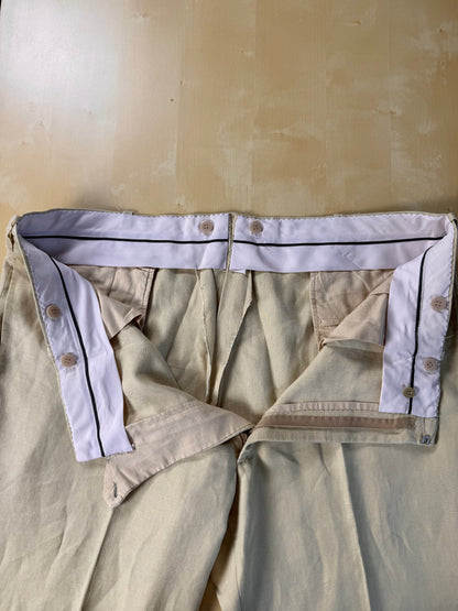 Completo sartoriale A. Graneri lino beige - tg. 60/62