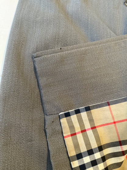 Trench Burberrys anni ‘80 in covert 100% lana - tg. 50-52