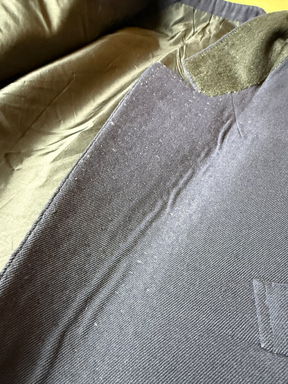 Giacca sartoriale anni ‘50/‘60 flanella pettinata mono bottone e revers lancia - tg. 48/50