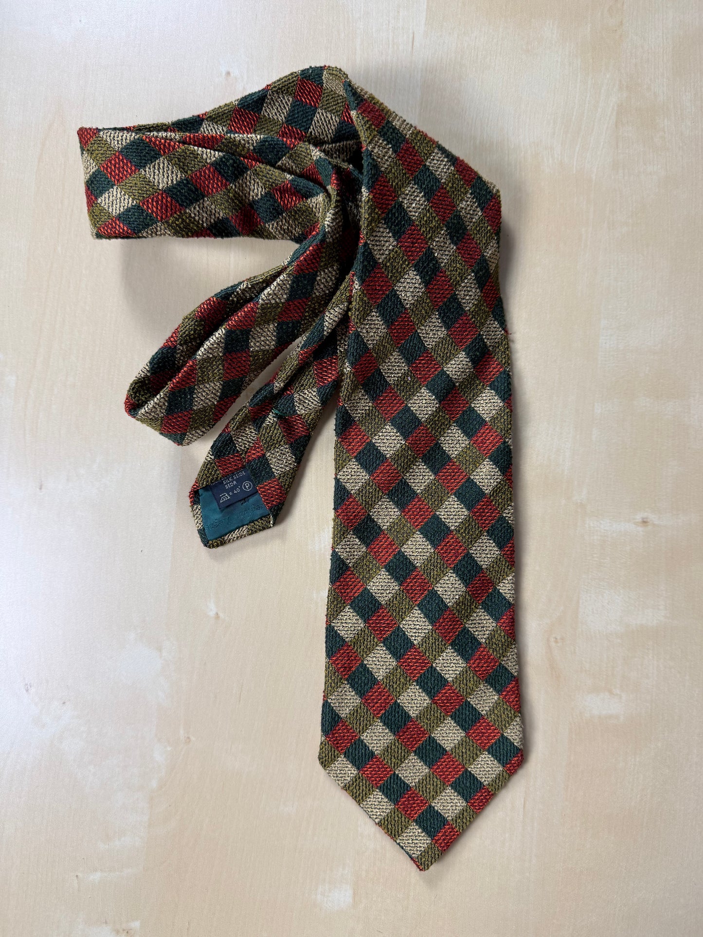 Cravatta Ermenegildo Zegna grenadine a losanghe