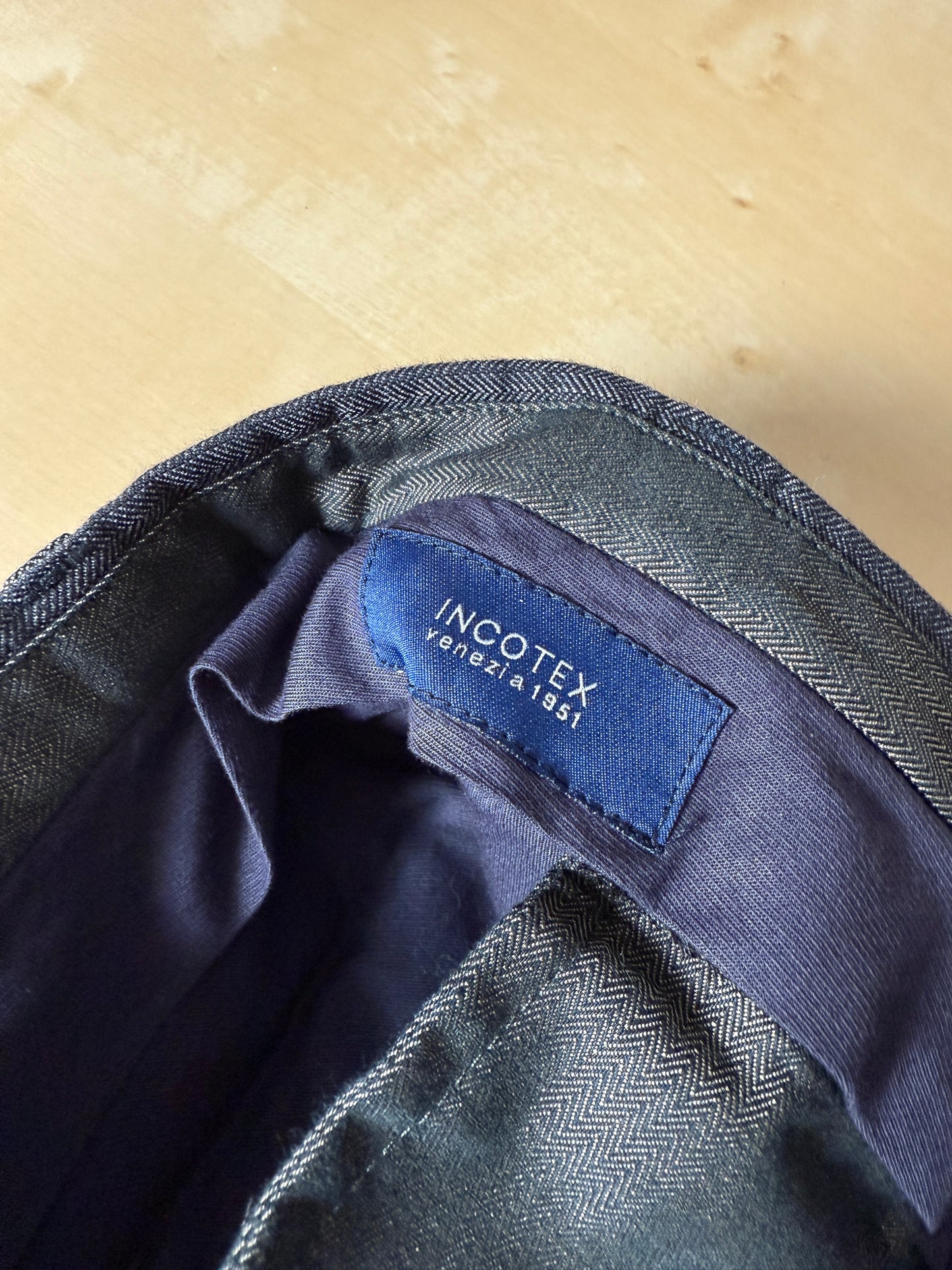 Pantaloni Incotex in cotone e lana - tg. 46/48