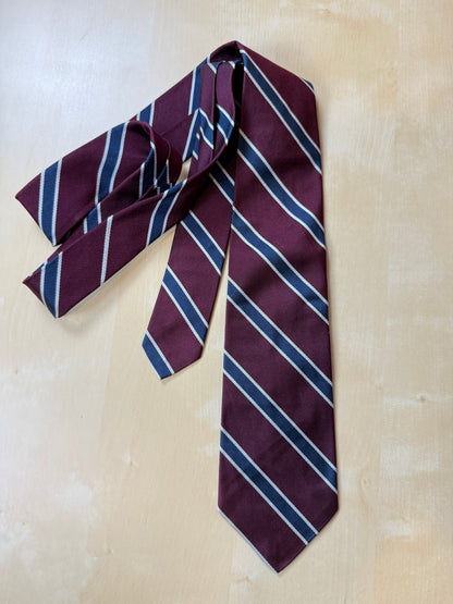 Cravatta Brooks Brothers bordeaux righe