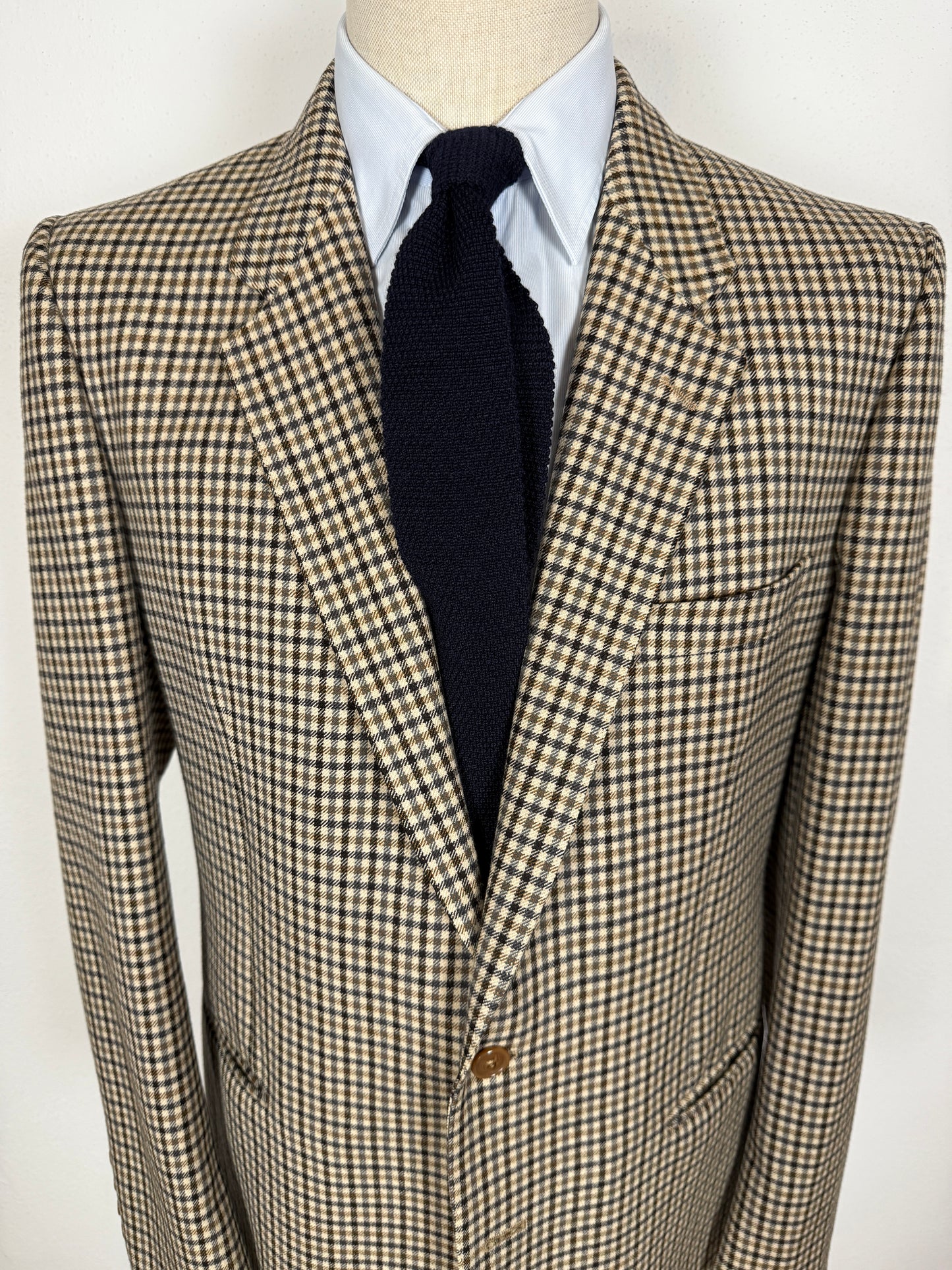 Giacca anni ‘70/‘80 a quadri - tg. 50/52