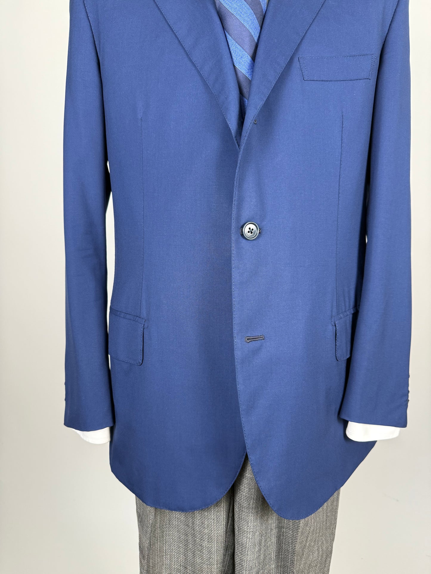 Giacca sartoriale fresco lana blu navy - tg. 50/52