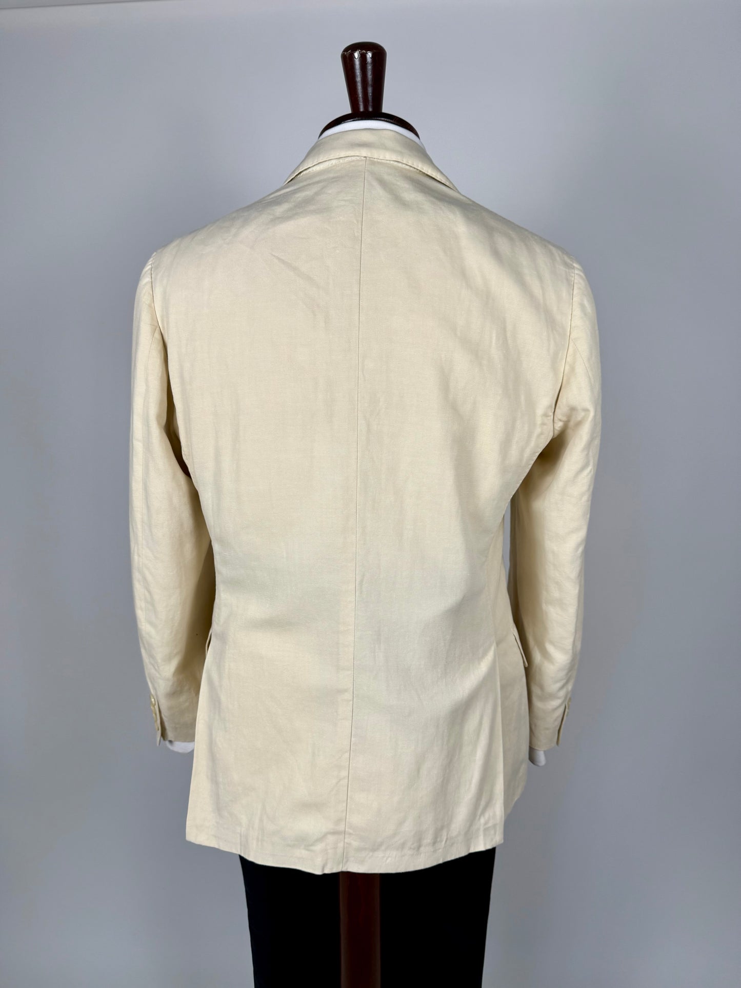Giacca Lardini bianco panna in cotone e lino - tg. 48