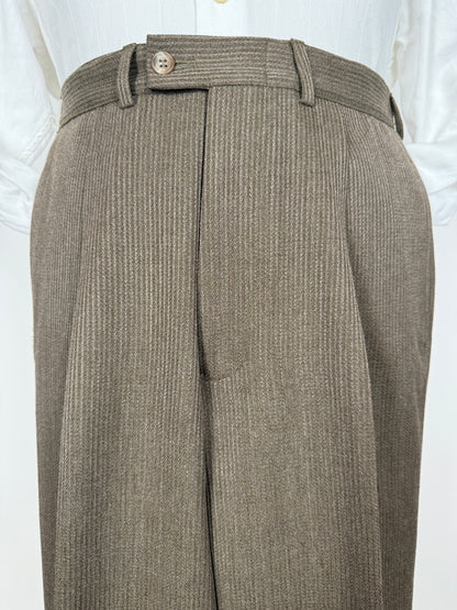 Pantaloni anni ‘80 in lana a coste (NOS) - tg. 44