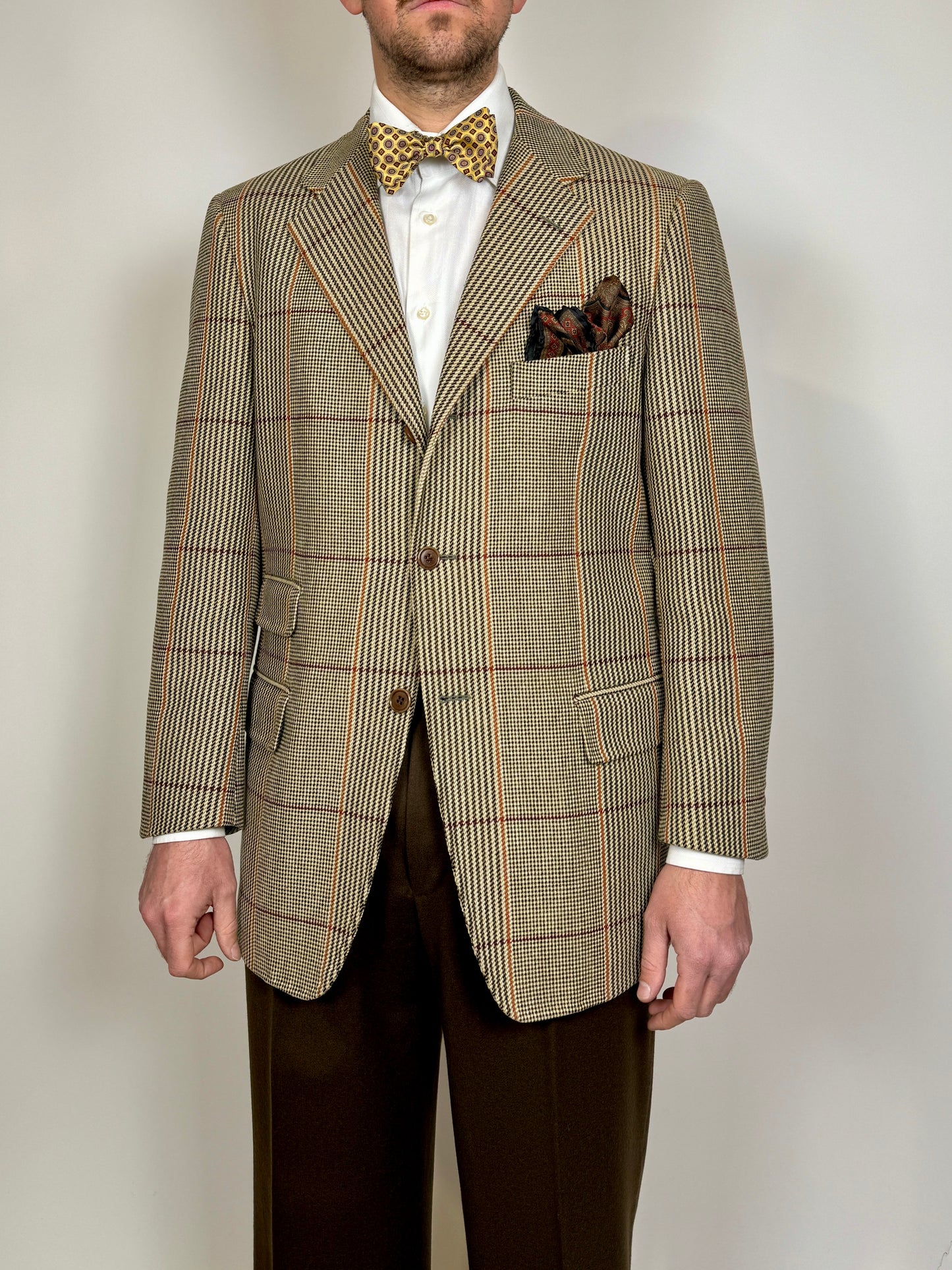 Giacca Caruso in Yorkshire tweed a quadri - tg. 52/54