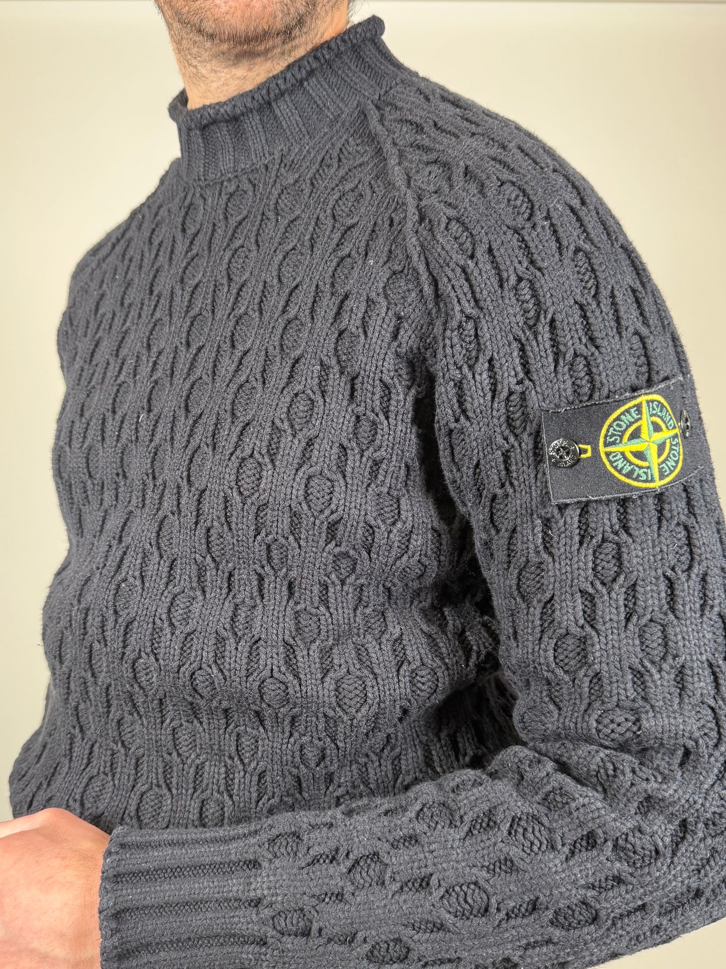 Maglione Stone Island cotone nido d’ape - S/M