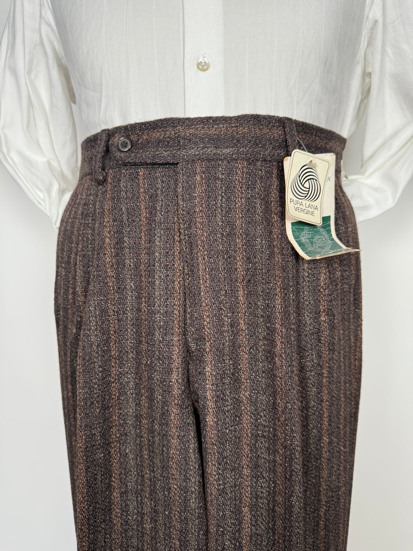 Pantaloni in tweed anni ‘70/‘80 (NOS) - tg. 46
