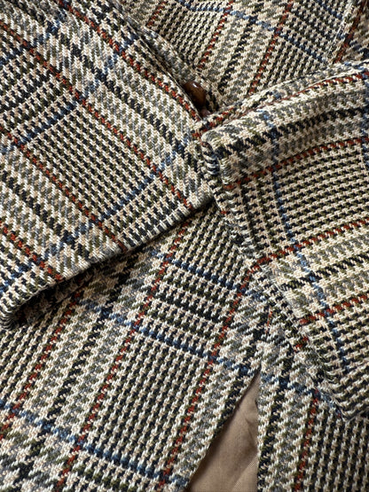 Giacca sartoriale in puro cashmere scozzese principe di Galles - tg. 46