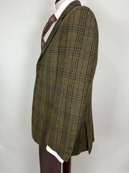 Giacca americana in tweed verde anni ‘60 - tg. 48/50