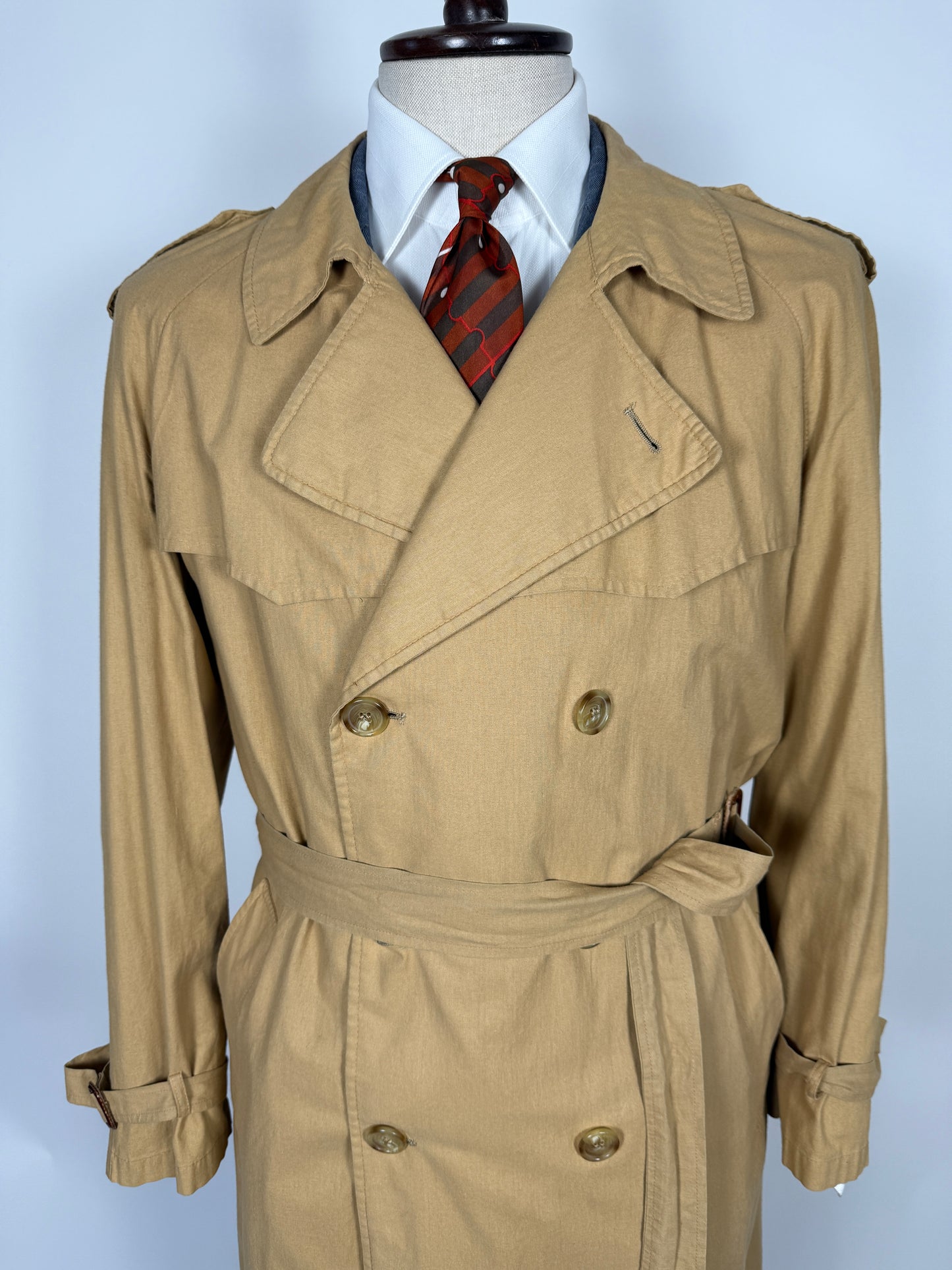 Trench anni ‘70 doppiopetto - tg. 50-52
