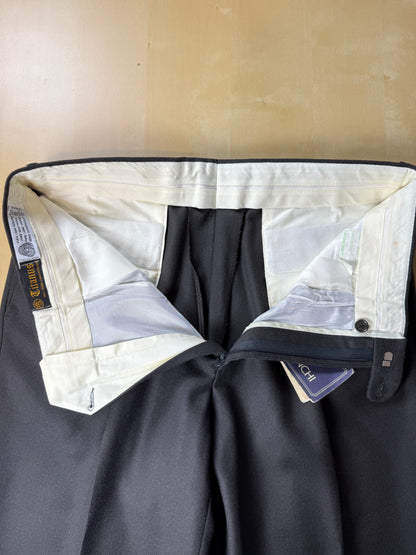 Pantaloni flanella verde scuro anni '80 (NOS) - tg. 48/50
