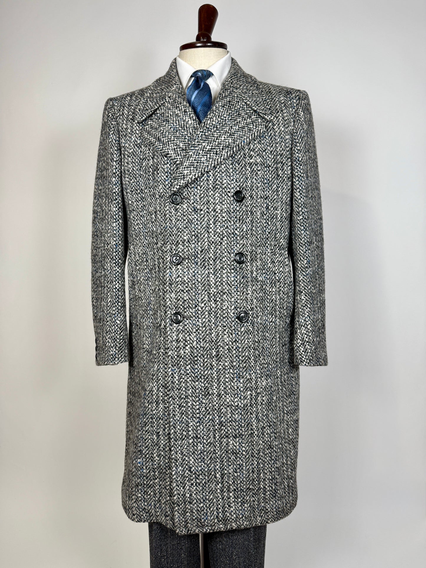 Cappotto doppiopetto in tweed anni ‘60/‘70 - tg. 46-50