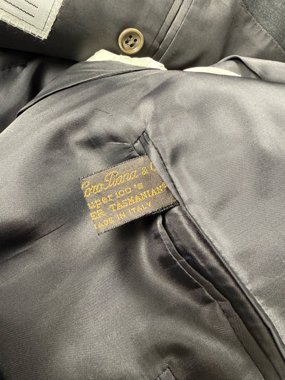 Giacca doppiopetto anni ‘80 flanella Tasmania Loro Piana - tg. 48/50