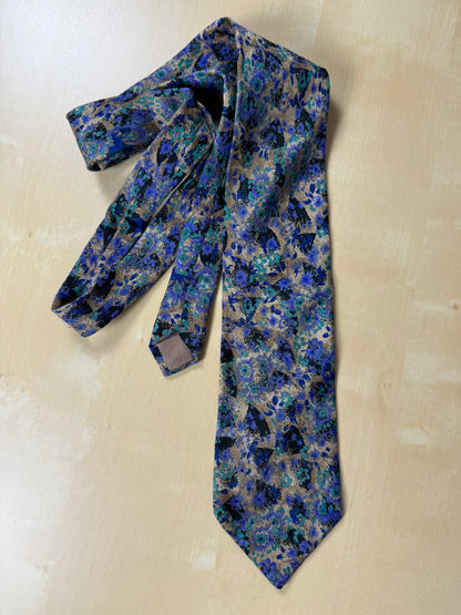 Cravatta Prochownick floreale jacquard