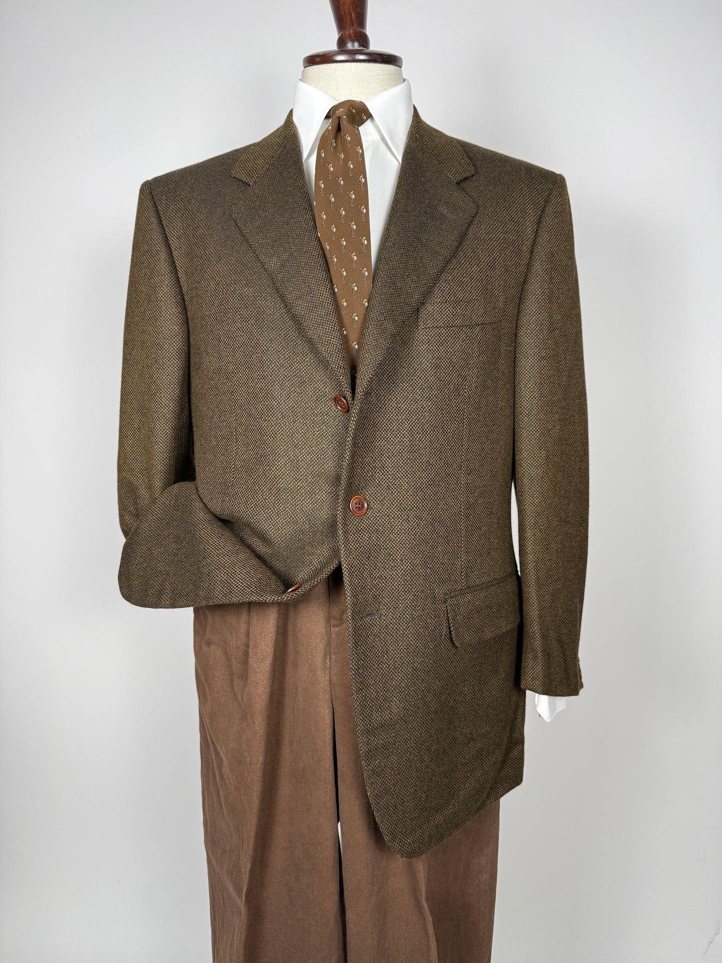 Giacca in puro cashmere tessuto Loro Piana - tg. 52