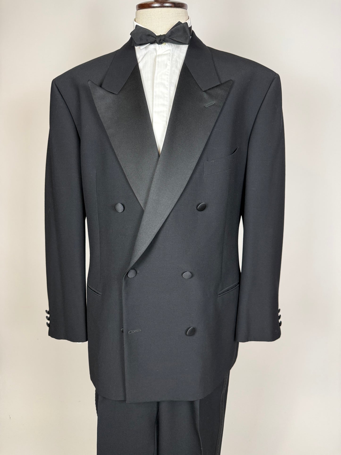 Smoking Emporio Armani doppiopetto anni ‘80/‘90 (NOS) - tg. 54 drop 7