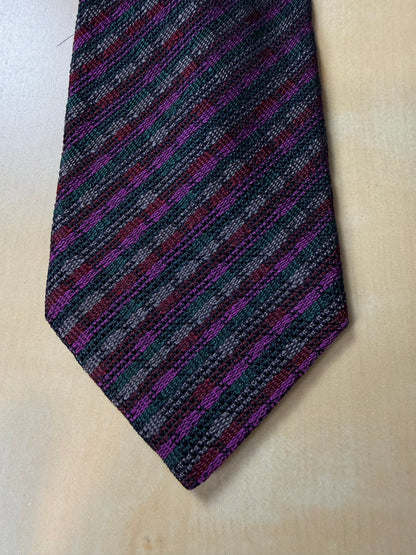 Cravatta Missoni grenadine viola lilla