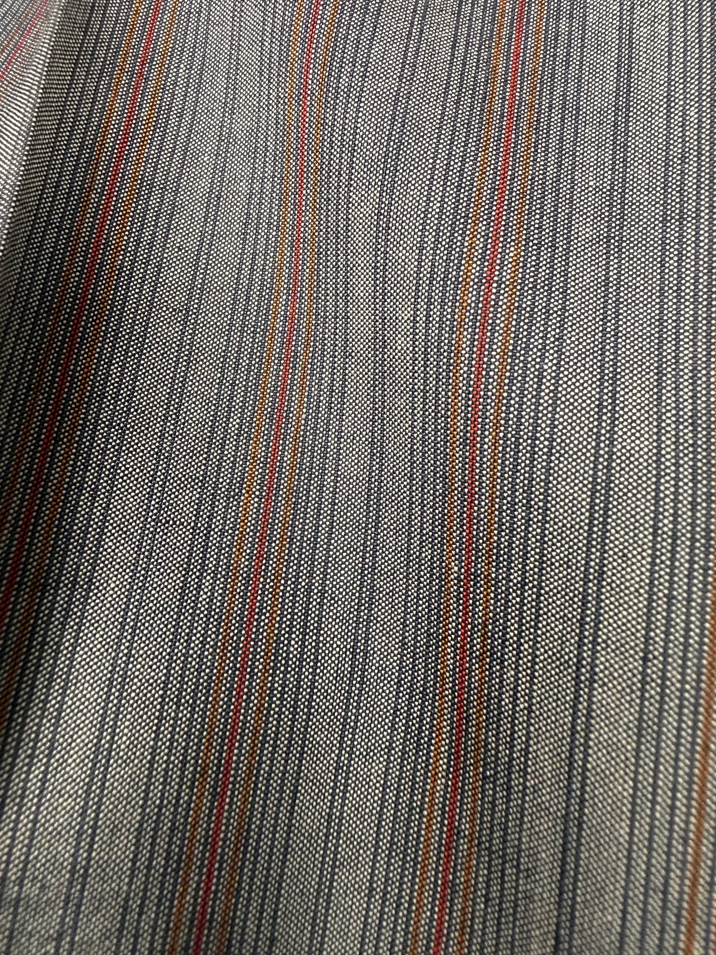 Pantaloni in cotone grigio a righe anni ‘80 (NOS) - tg. 46