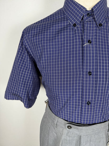 Camicia Romeo Gigli maniche corte a quadri - L