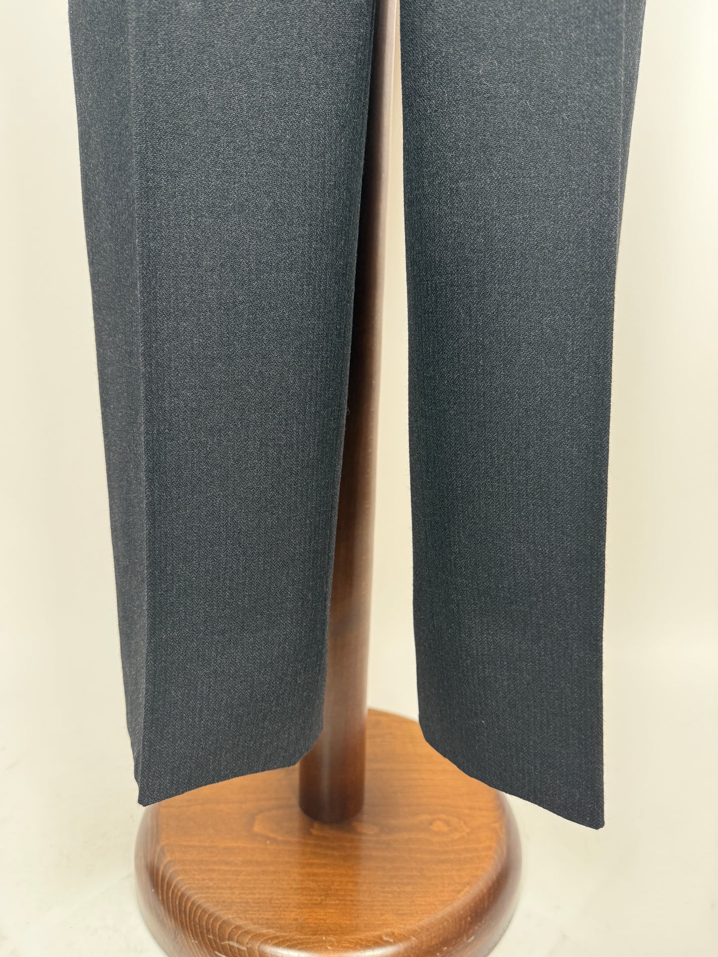 Pantaloni sartoriali anni ‘60 flanella pesante antracite - tg. 48/50
