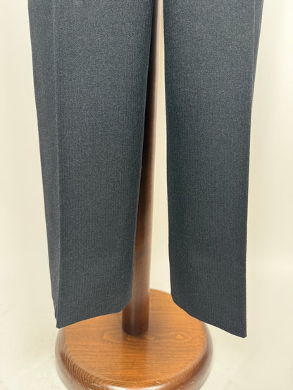 Pantaloni sartoriali anni ‘60 flanella pesante antracite - tg. 48/50