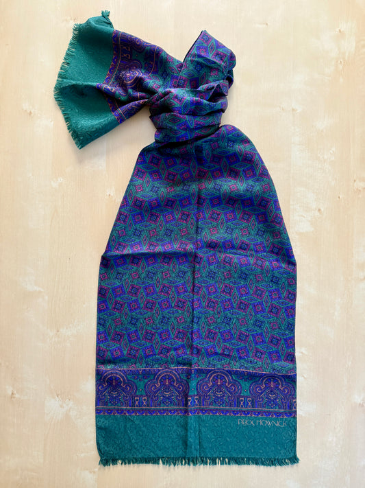 Sciarpa in seta Prochownick vintage jacquard