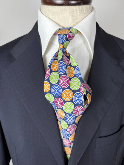 Cravatta Missoni vintage cerchi concentrici