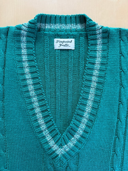 Gilet smanicato stile college anni ‘80 - XL