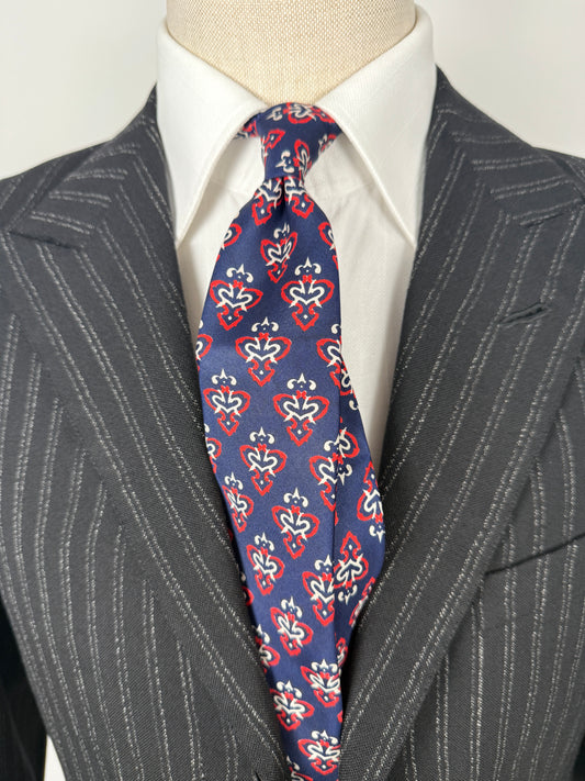 Cravatta anni ‘60/‘70 gigli