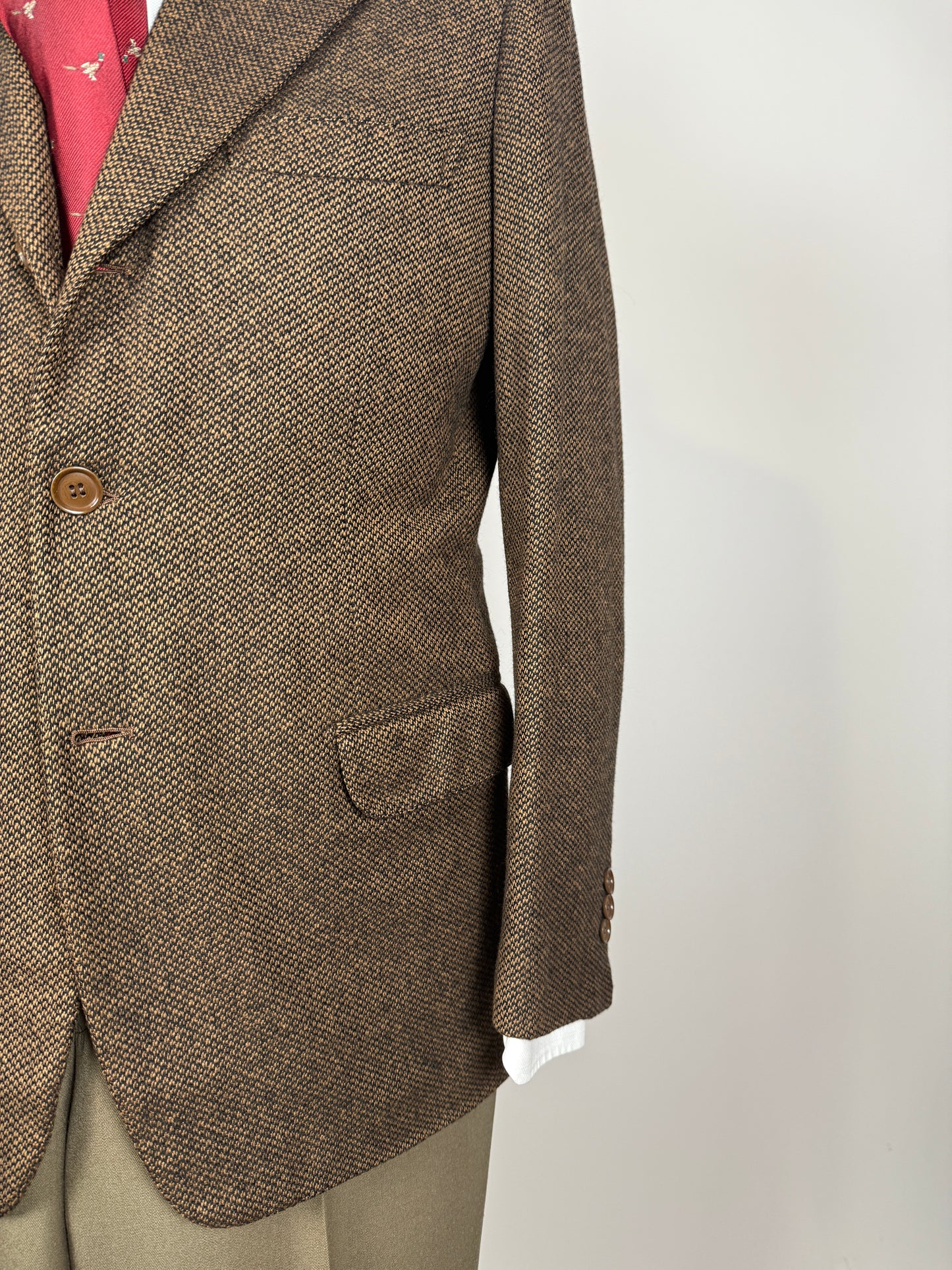 Giacca De Paz anni ‘70 lana e cashmere mélange - tg. 46/48