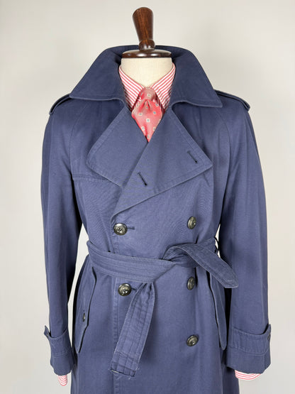 Trench anni '70 blu - tg. 48-50