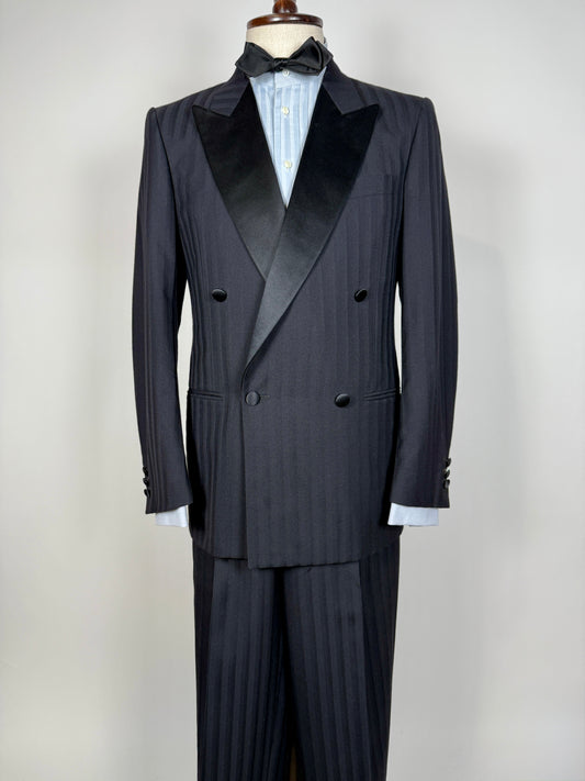 Smoking doppiopetto Corneliani anni ‘80 - tg. 44/46 drop alto