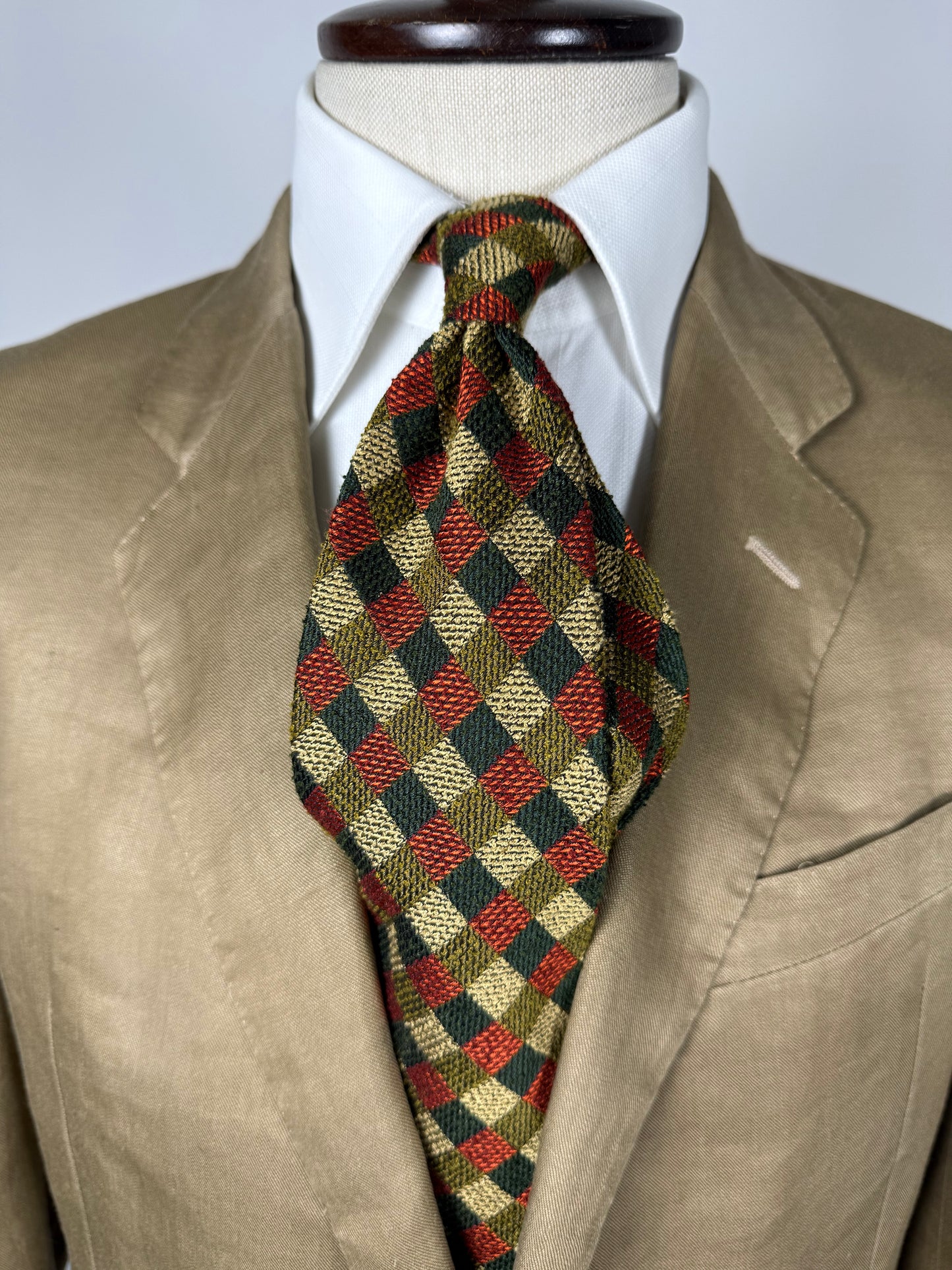 Cravatta Ermenegildo Zegna grenadine a losanghe