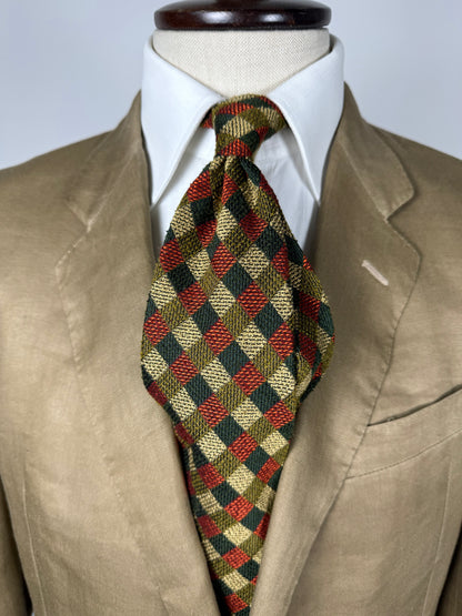Cravatta Ermenegildo Zegna grenadine a losanghe